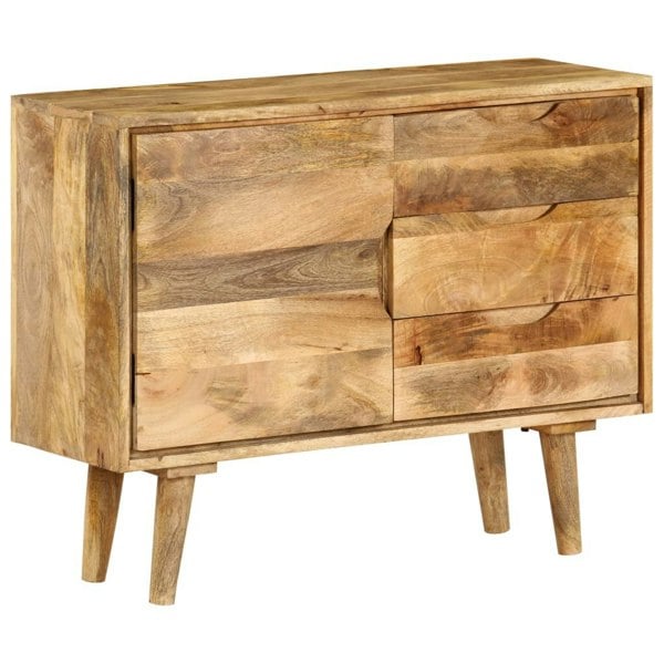 Berkfield Sideboard Solid Mango Wood 90x30x69 cm