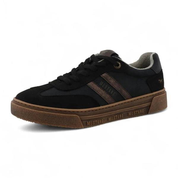 Women's Black Street Platform Sneakers Shoes-TruClothing