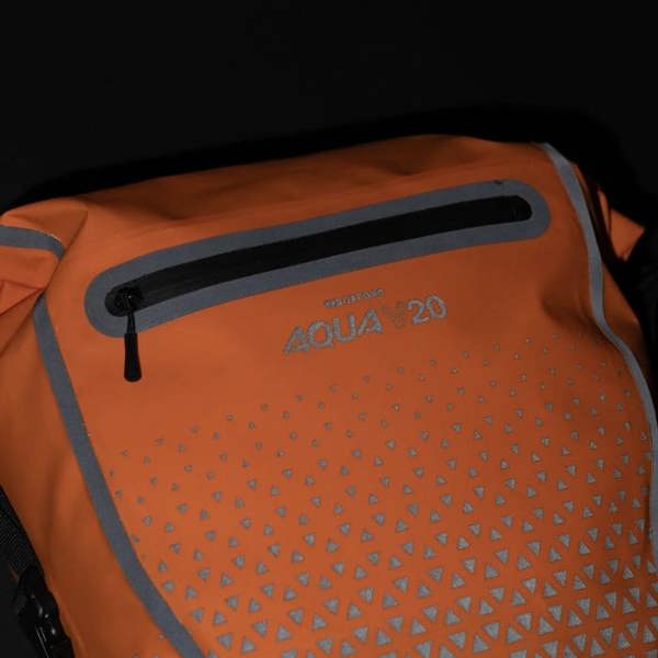 Oxford Aqua V 20 Extreme Visibility Single QR Pannier Bag Orange