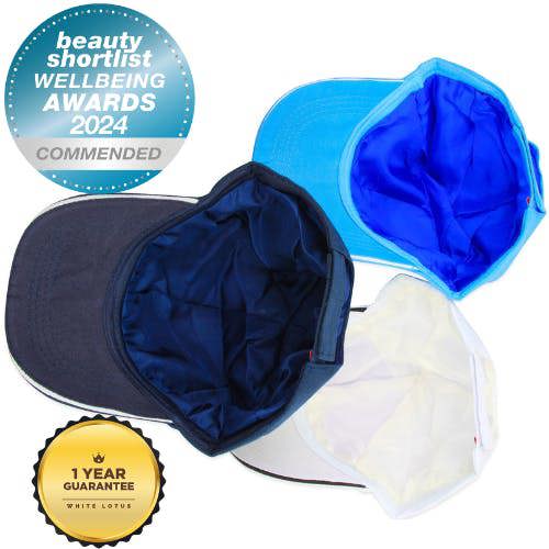 White Lotus Beauty Hair Restoration Cap 100% Silk Lined