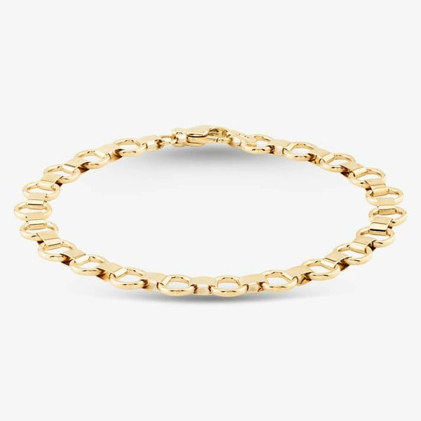 T. H. Baker 9ct Yellow Gold Circle Link Bracelet GB473