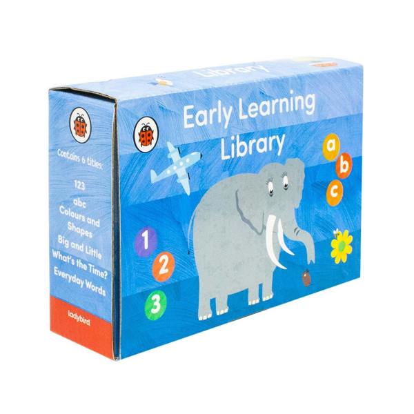 Ladybird Early Learning Library 6 Books Tuck-Box Set for Toddlers and Preschoolers
