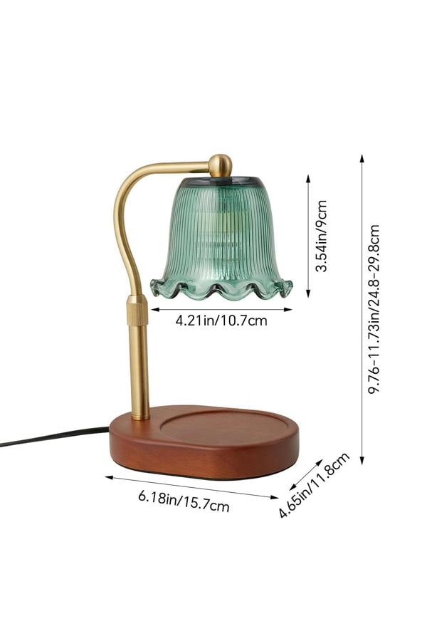 Living and Home Height Adjustable Candle Warmer Lamp with Timer & Dimmer