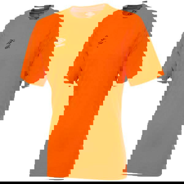 Umbro Mens Club Short-Sleeved Jersey - Shocking Orange - 