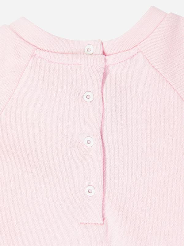 Fendi Kids Fendi Baby Girls Logo Sweater Dress in Pink