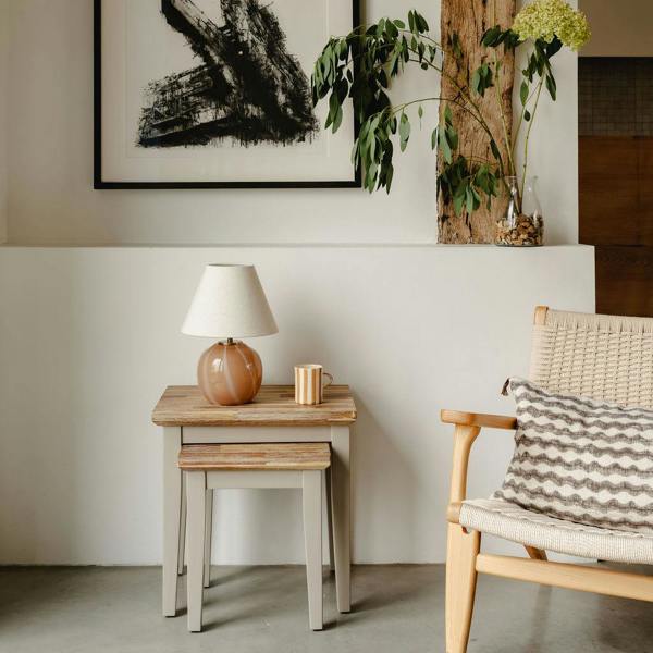 Statement Furniture Florence Nest of Tables 2 Side Lamp Tables