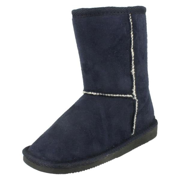 Spot On Ladies Spot On Faux Fur Lined Winter Boots
