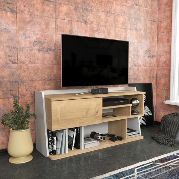 Decorotika Raca Modern Tv Stand TV Cabinet for TV's up to 55"