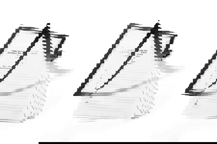 Durable DURAFRAME NOTE Adhesive Magnetic Document Frame + Pen Holder | A4 Black