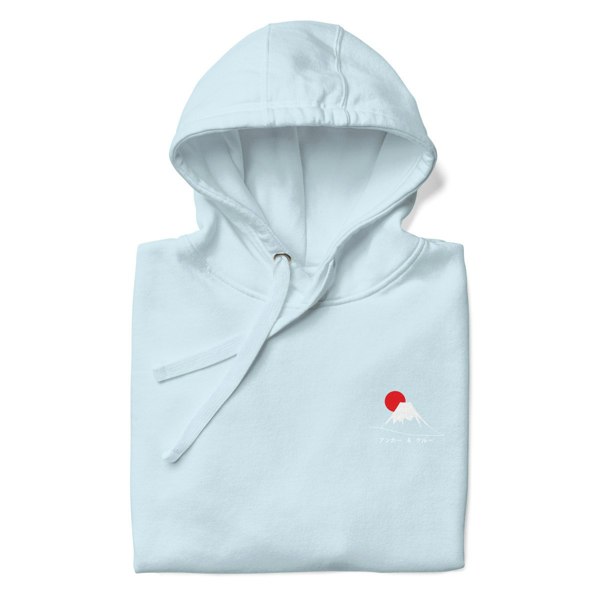 ANCHOR & CREW Mount Fuji Landmark Cotton Blend Hoodie