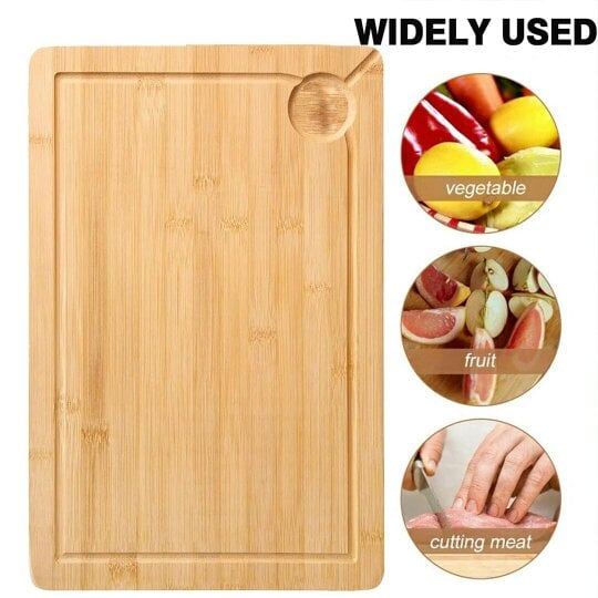 Havendro Wooden Bamboo Cutting Kitchen Serving Wood Butchers