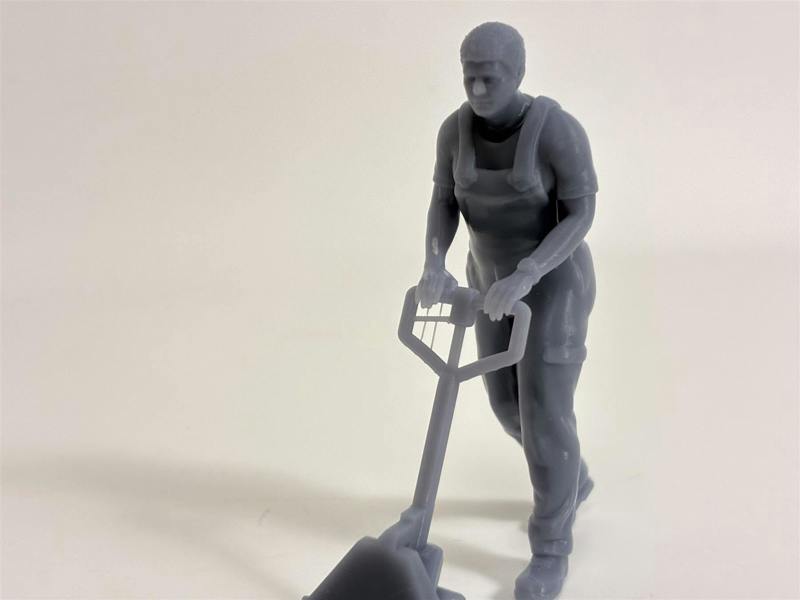 MCSlots Trackside Unpainted Figure 481 Warehouse Operative 1:32 Scale Wasp