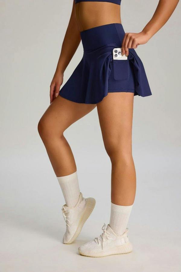 Anniou Tennis Skirt UPF 50+ - navy