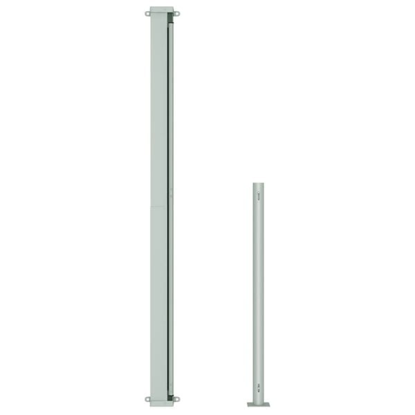 Berkfield Patio Retractable Side Awning 220x500 cm Black