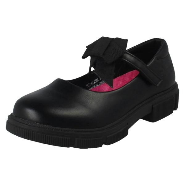 Pineapple Girls Pineapple Bow Detailed Mary Jane School Shoes H2712
