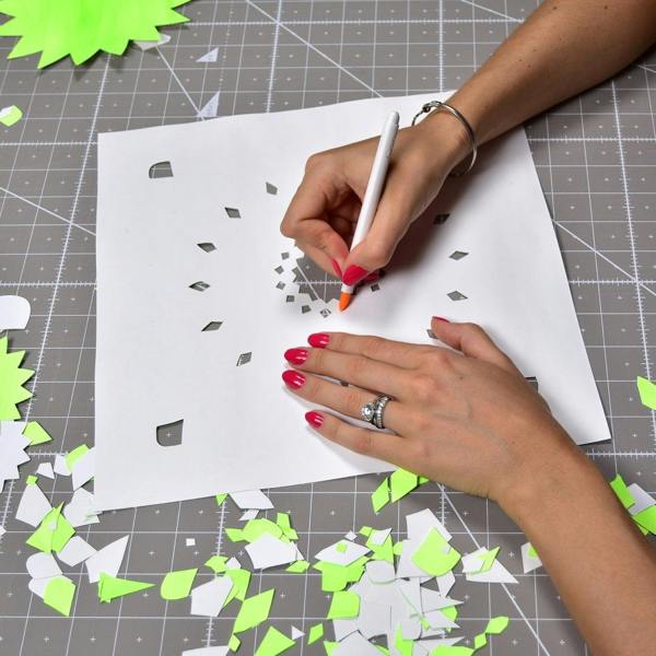 Slice Precision Cutter In use for Artwork - DaltonSafety 