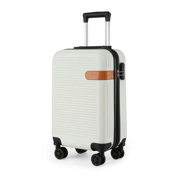 Infinity Luggage Hard Shell Classic Dual 4 Wheel Luggage Suitcase Set