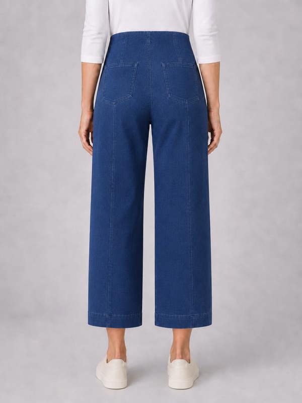 PennyPlain Wide Cropped Jegging - Stone