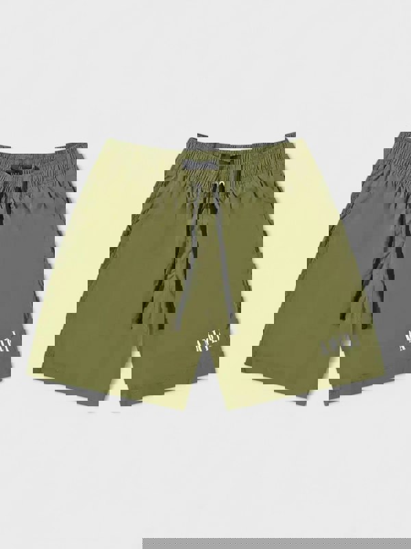 Amiri Core Logo Swimtrunk Military Green - Supplied FashionAmiri