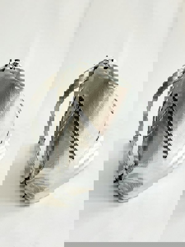 SVNX Silver 2-in-1 Shoulder Bag and Backpack