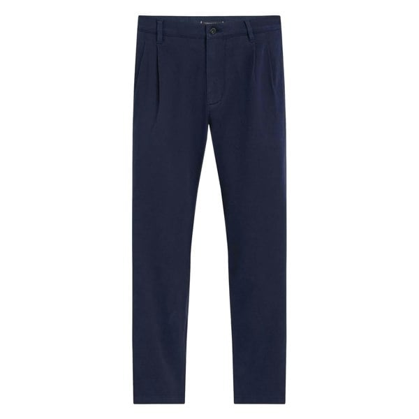 Tommy Hilfiger Mens Brushed Twill Tapered Chinos - Blue