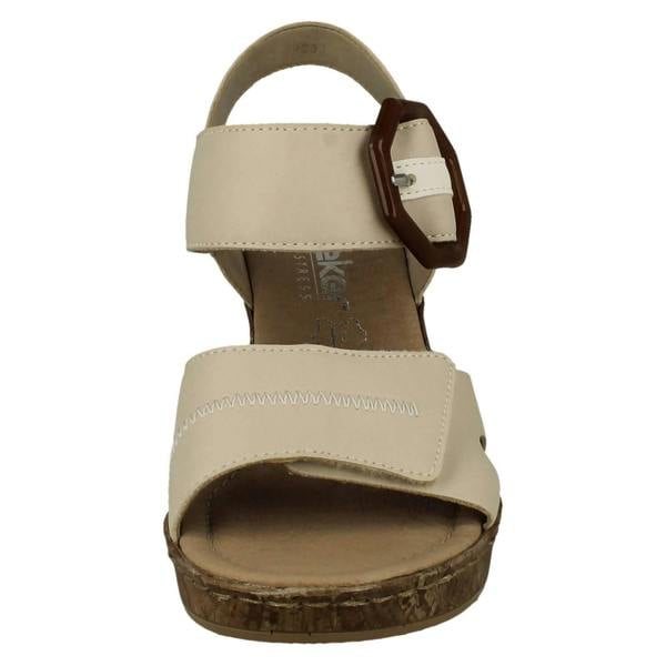 Rieker Ladies Rieker Block Heeled Sandal 66876