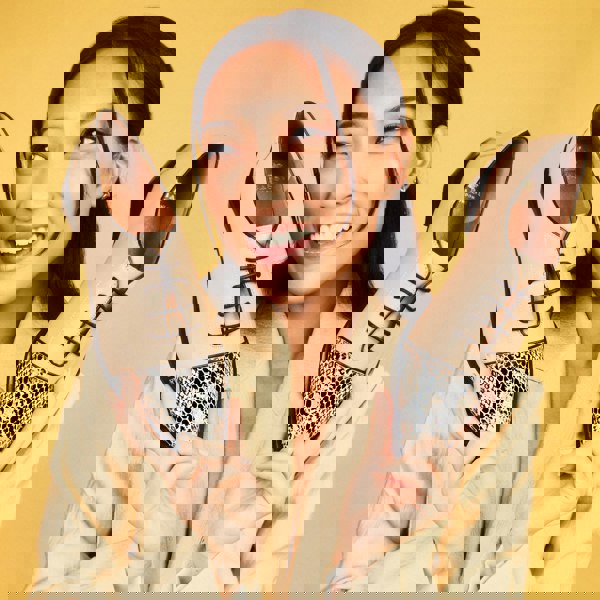 Embassy London Sloan - Cream - Women's Leather Oxford with Snakeskin toe