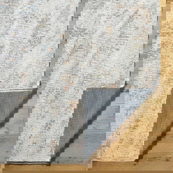 Livabliss Our Pnw Home Olympic-Vintage Beige Brown Blue Traditional Boho Rug