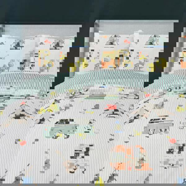 Smart Living Luxury Soft Reversible Camping Retreat Complete Bedding Set