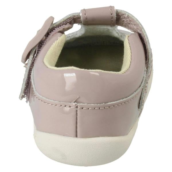Clarks Girls Clarks Casual T-Bar Shoes Roamer Star