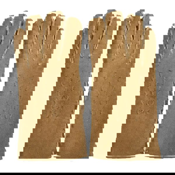 Infinity Leather Men’s Sheepskin Suede Leather Wool Lining Gloves