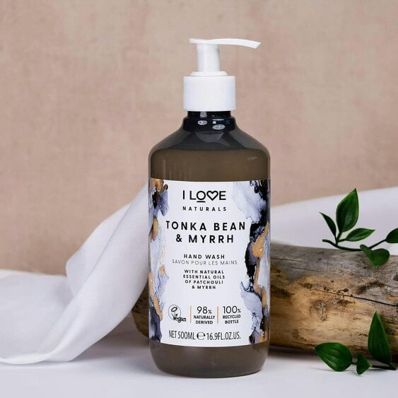 I LOVE Naturals Tonka Bean & Myrrh Hand Wash, 500ml