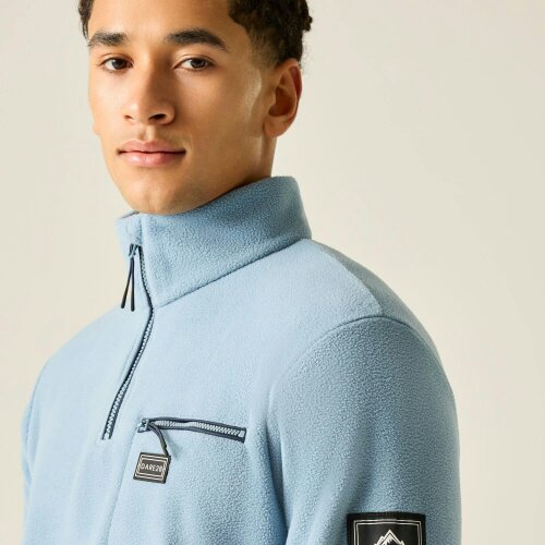 Dare 2B Mens Affinity Mountain Fleece Top - Dusky Blue - Dusky Blue - 100% Polyester