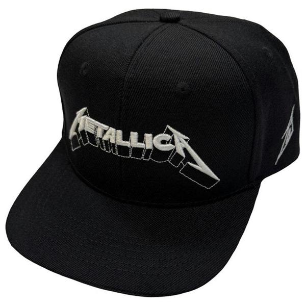 Metallica 3D M Band Logo Snapback Cap