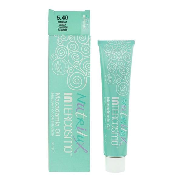 Intercosmo Nutrilux Macadamia Oil 5.40 Cinnamon Hair Colour 60ml