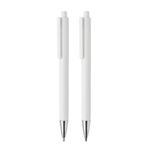 MidOcean Orwell Recycled Aluminium Pen Set (Pack of 2) - White - 