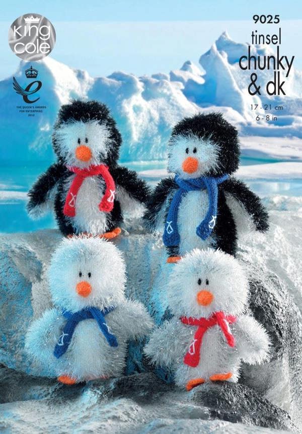 King Cole Tinsel Knitting Pattern 9025, Toys - Advanced