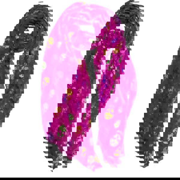 Love EMVY Colourful Skulls Lightweight Scarf