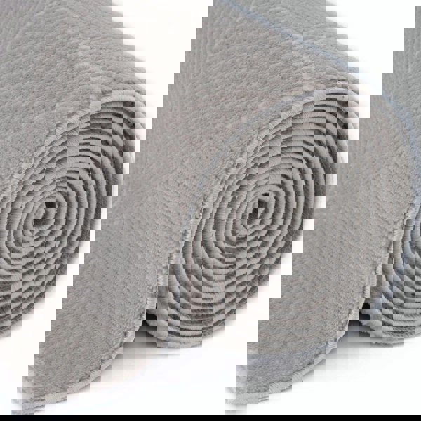 grey colour, abstract design, stain-resistant, Cosy comfort rug, non-static