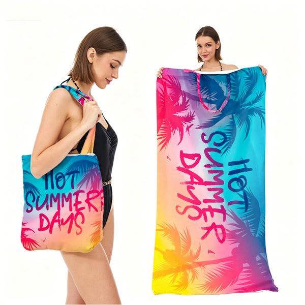 Leaper 2-in-1 Beach Towel and Shoulder Bag