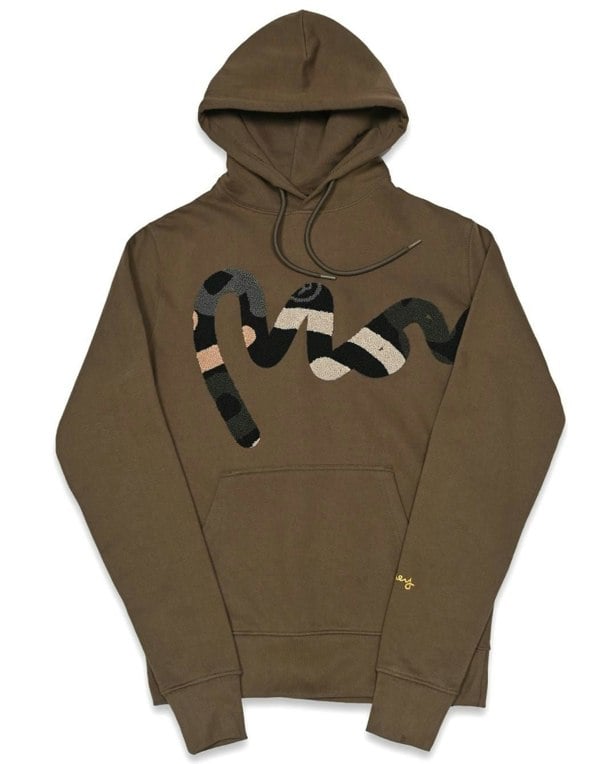 Money Big Sig Chenille Hood Tan