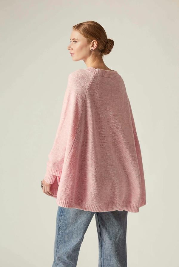 James Lakeland Pale Pink One Size Pullover