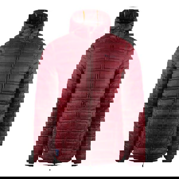 Aquascutum Mens London Quilted Logo Jacket - Bordeaux Red