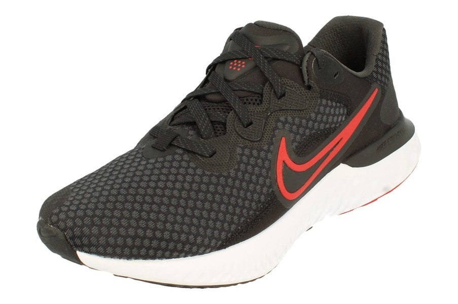 Nike Renew Run 2 Mens Cu3504  001 - Black University Red 001 - Photo 0