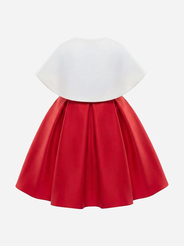 DRESS & Fleur Girls Dress and Bolero Set in Red