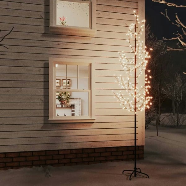 Berkfield Cherry Blossom LED Tree Warm White 368 LEDs 300 cm
