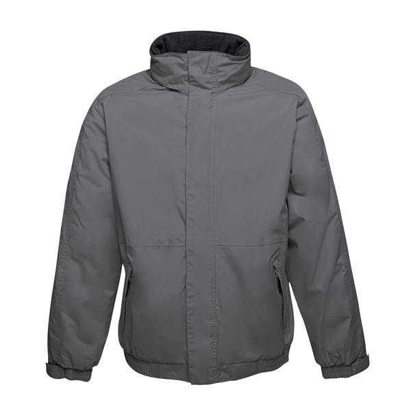 Regatta Mens Dover Waterproof Windproof Jacket - Seal Grey/Black - 