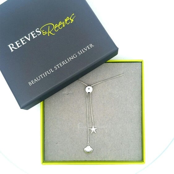 Reeves & Reeves Seashell Slider Necklace