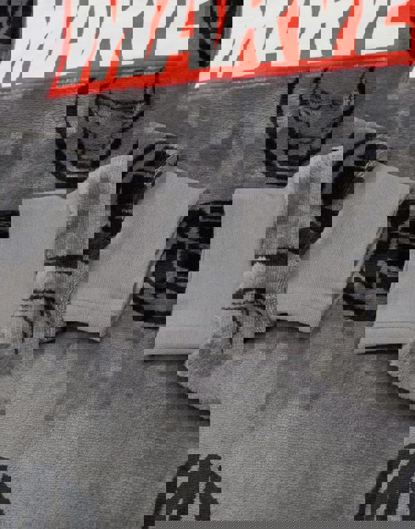 Marvel Mens Grey Logo Blanket Hoodie (One Size)