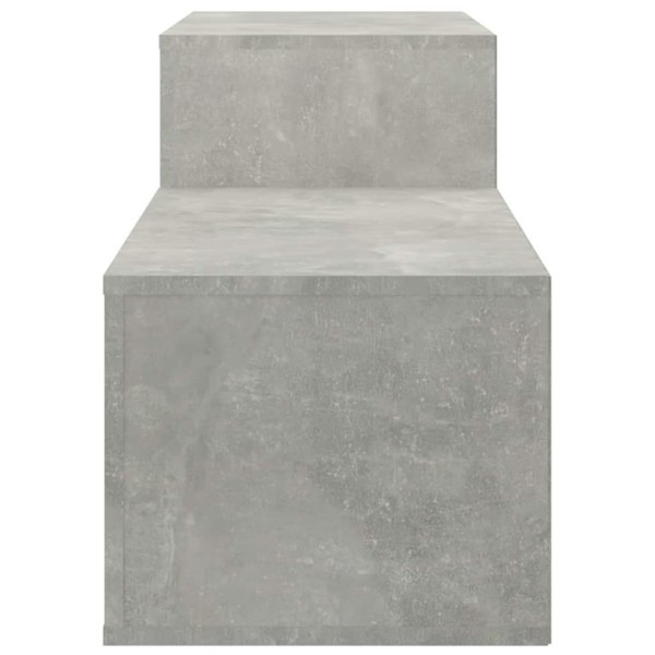 Berkfield Shoe Cabinet Concrete Grey 150x35x45 cm Engineered Wood